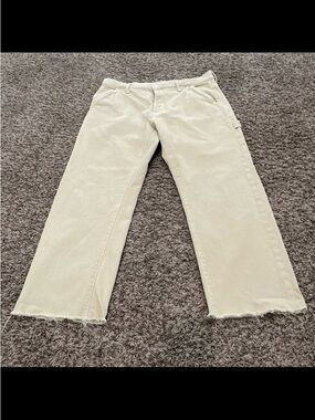 Mother denim the ditcher utility flood size 31